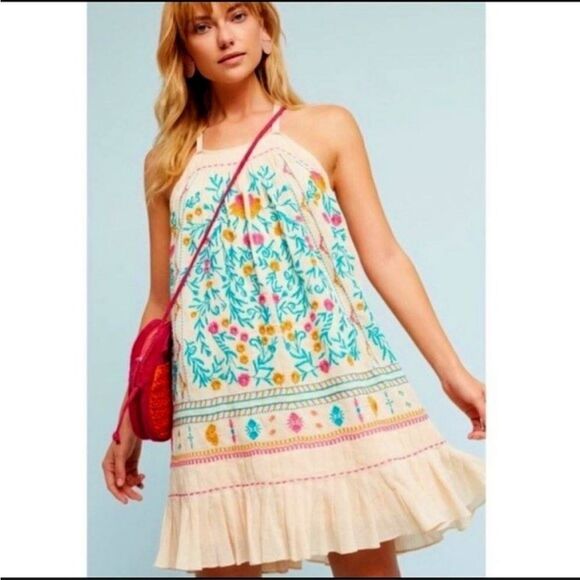 Anthropologie Akemi + Kim Vinales Swing Dress size 10 - Picture 1 of 8